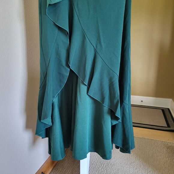 Women's Formal One-Shoulder Ruffle Maxi Dress - NWT - 2XL - Picture 5 of 10